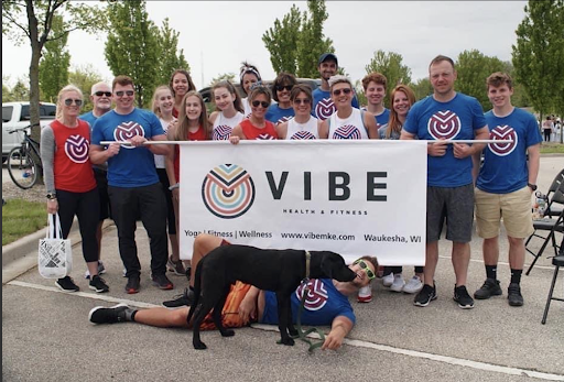 Milwaukee-area Fitness Studio VIBE Yoga, Health & Wellness supports their community.